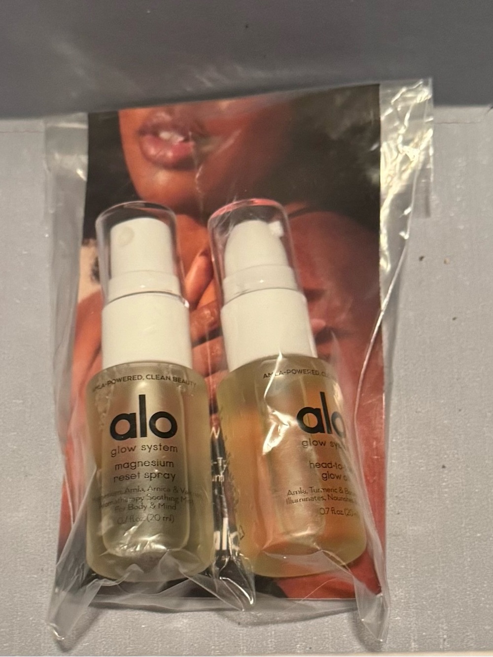 NEW SET ALO GLOW OIL - MAGNESIUM RESET SPRAY 0.7 fl. Oz.